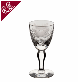 ROYAL BRIERLEY HONEYSUCKLE SHERRY GLASS